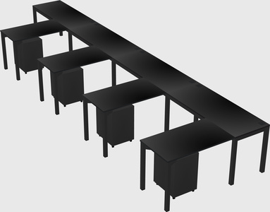 L-shaped desk