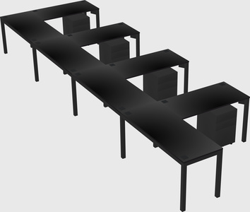 L-shaped desk