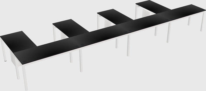 L-shaped desk
