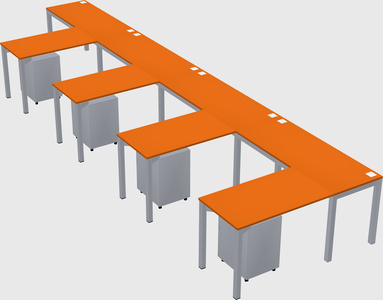 L-shaped desk