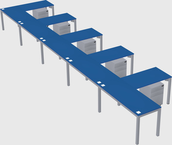 L-shaped desk