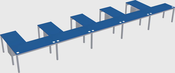 L-shaped desk