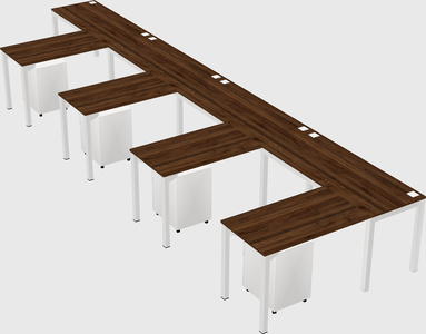 L-shaped desk