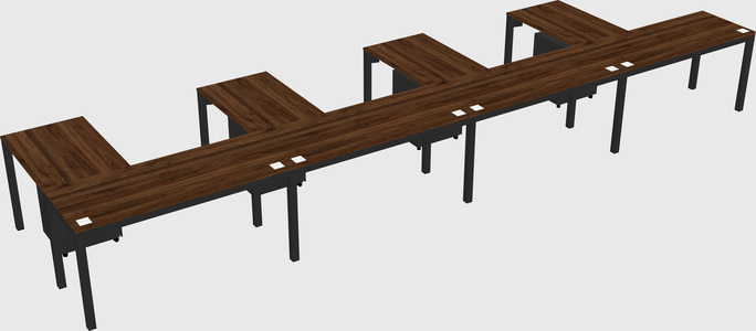 L-shaped desk