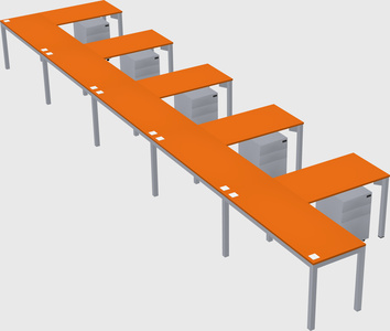 L-shaped desk