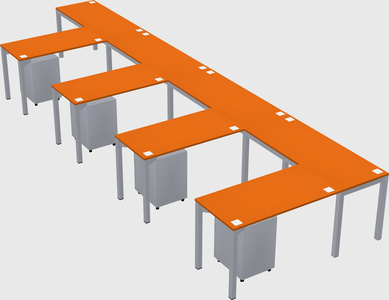 L-shaped desk