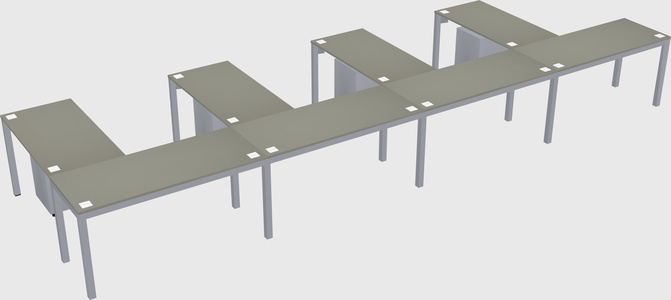 L-shaped desk
