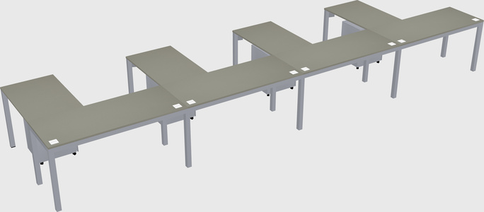 L-shaped desk