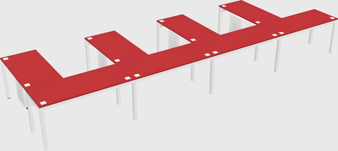 L-shaped desk