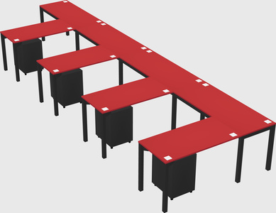 L-shaped desk