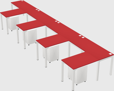L-shaped desk