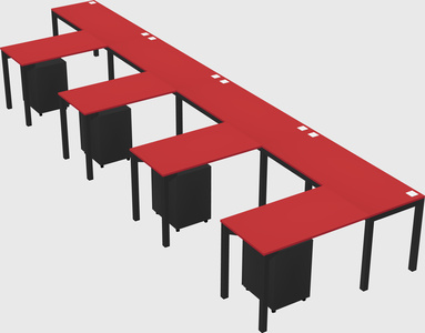 L-shaped desk