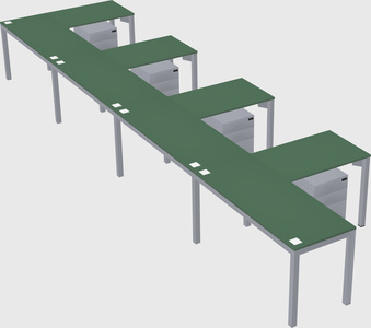 L-shaped desk