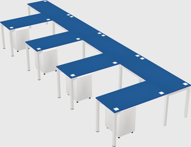 L-shaped desk