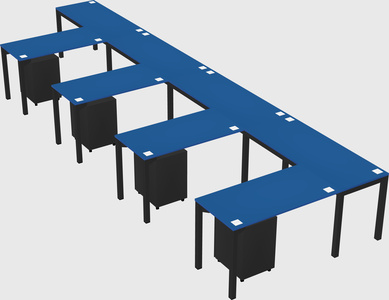 L-shaped desk