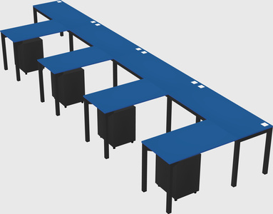 L-shaped desk