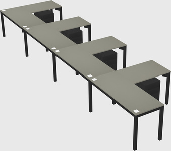 L-shaped desk