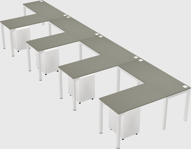 L-shaped desk