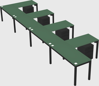 L-shaped desk