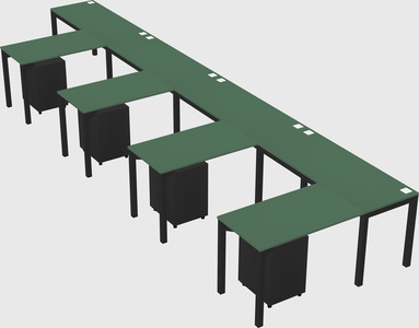 L-shaped desk