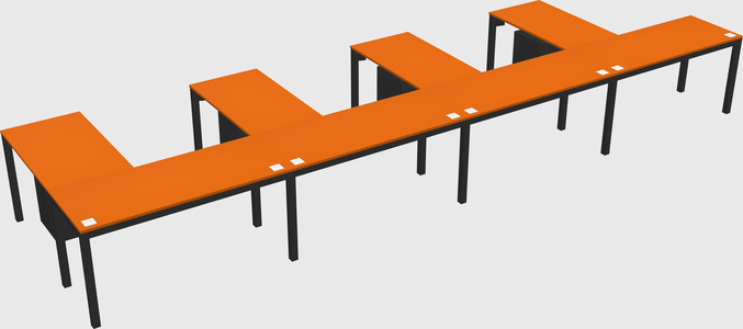 L-shaped desk