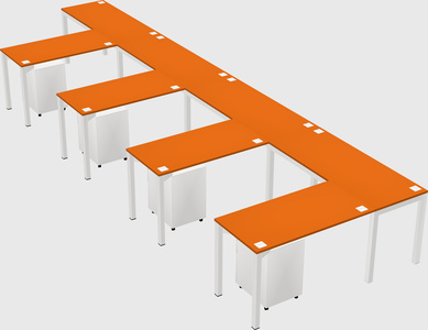 L-shaped desk