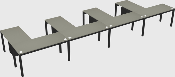 L-shaped desk