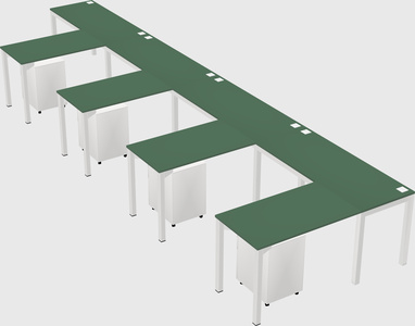 L-shaped desk
