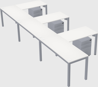 L-shaped desk