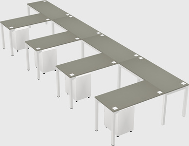 L-shaped desk