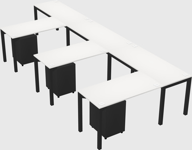 L-shaped desk