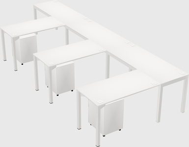 L-shaped desk