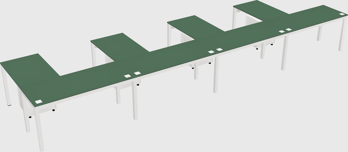 L-shaped desk