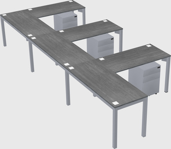 L-shaped desk