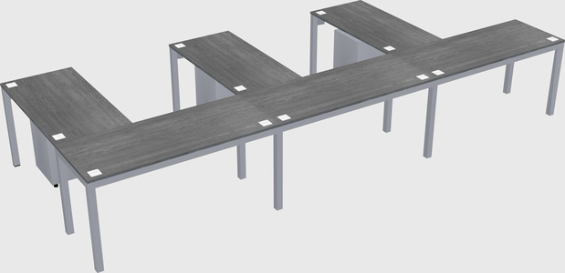 L-shaped desk