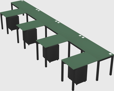 L-shaped desk