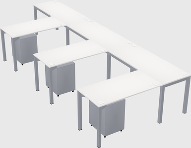 L-shaped desk