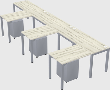 L-shaped desk