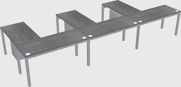 L-shaped desk