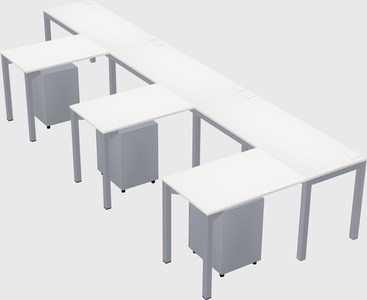 L-shaped desk