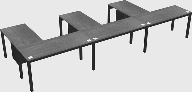 L-shaped desk