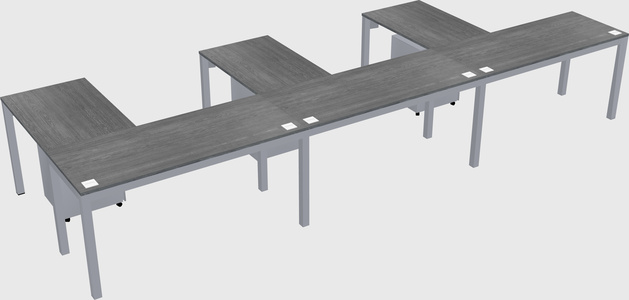 L-shaped desk