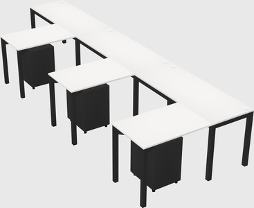 L-shaped desk