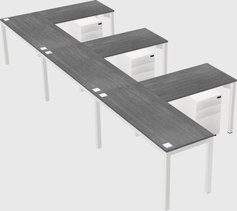 L-shaped desk