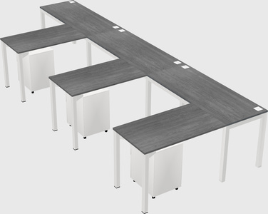 L-shaped desk