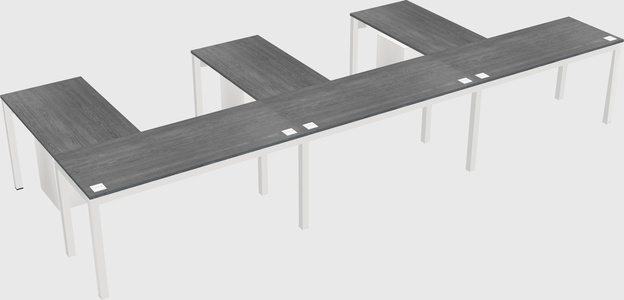 L-shaped desk