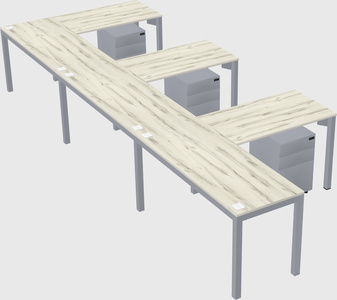 L-shaped desk