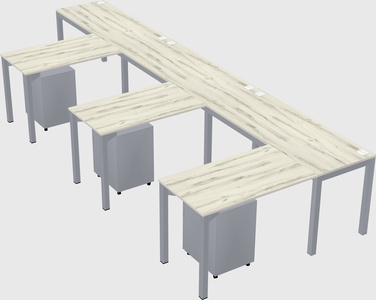L-shaped desk