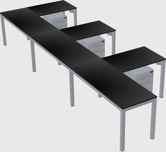 L-shaped desk