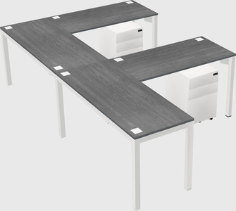 L-shaped desk